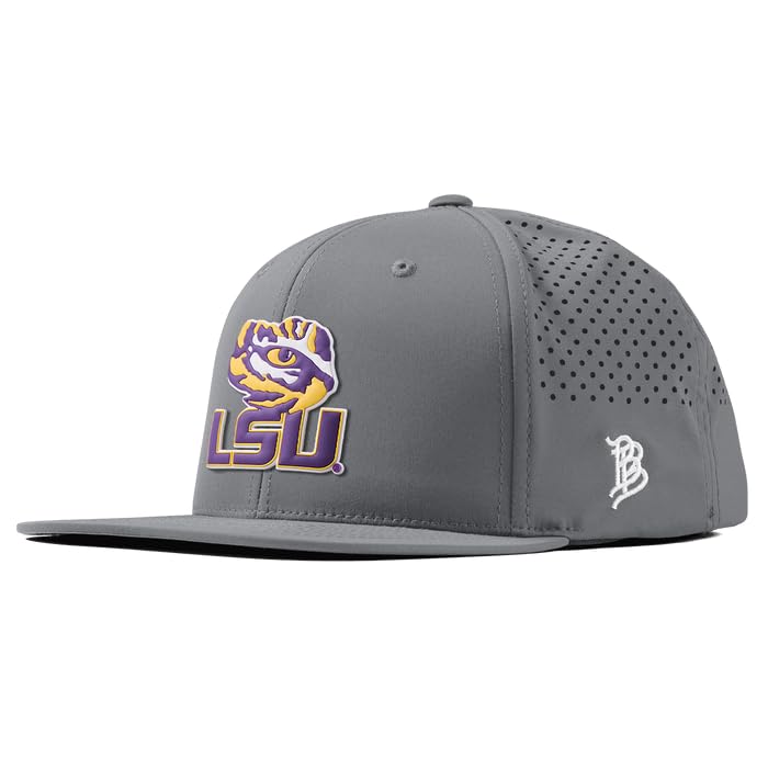 Branded Bills Officially Licensed x LSU Tigers Flat Performance Collection Tiger Eye PVC miniatura 1