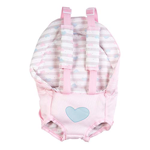 ADORA Baby Doll Carrier in Classic Pastel Pink, Fits Dolls & Stuffed Animals Up to 20 inches - Perfect Baby Doll Accessories for Kids 2+