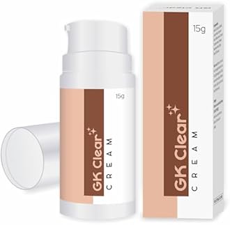 GK Clear Kojic Acid & Glycolic Acid Skin Brightening Cream – 15g | Supports Skin Tone Balance, Targets Dark Spots & Uneven Texture | Suitable for All Skin Types