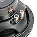 Pyle 8 Inch 1600 Watt DVC 4 Ohm Car Audio Subwoofer Speaker Set with 40 Oz Magnet and 1.5 Inch 4 Layer Voice Coil, Black (2 Pack)