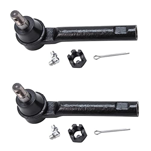 Image of Detroit Axle - Front End 10pc Suspension Kit for 2004-2009 Nissan Quest 2005 2006 2007 2008, 2 Lower Control Arms w /Ball Joints, 4 Inner & Outer Tie Rods, 2 Sway Bar Links, 2 Boots, Replacement