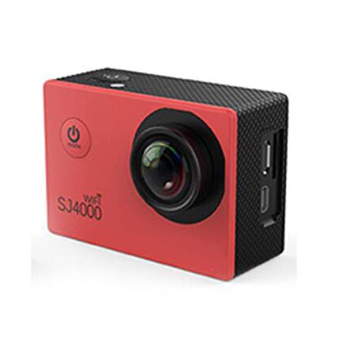 SJ4000 Original / SJ4000 WiFi acción de la cámara de 2,0 Pulgadas HD 1080P Impermeable sj videocámara cámara subacuática de los Mini Deportes F11.16C (Bundle : SJ4000 WiFi, Color : Red)