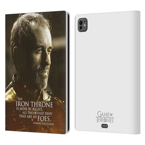 Étui portefeuille iPad Pro 11 M4 en cuir Game of Thrones Stannis
