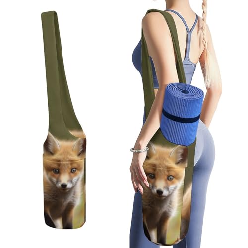 Sac tapis de yoga en toile grande capacité pour pilates et voyage