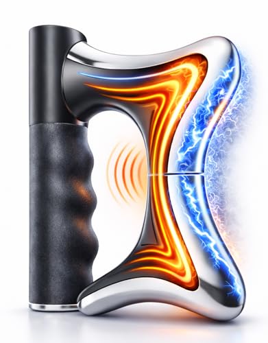 Heated Muscle Scraper Tool, Fascia Release Full Body Contouring Machine, Muscle Scraper Tool Features Modes: Vibration, Heat Therapy and Microcurrent, Fascia Instant Muscle Relaxation Soreness Relief