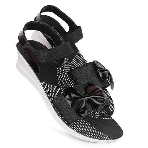Image of Stylish and Comfortable Sandals with Bow Detail for Everyday Wear