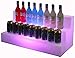 LED Lighted Liquor Bottle Display Shelf PROWADZONY Zapalona butelka Wyświetlacz Stojak Likier Podświetlany Półka butelkowa 3 Klocki Wolnostojąca Rack Wine z pilotem RF do domu domu