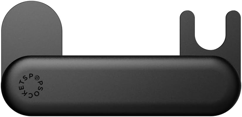 PopSockets Laptop Phone Mount for PopGrip, Black - Black