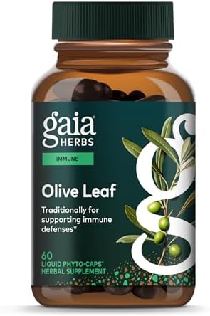 Gaia Herbs Olive Leaf - Traditional Immune Health Support - Immun...