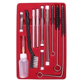 LEONTOOL 23-Piece Spray Gun Cleaning Kit, Paint Gun Cleaning Kit with Wire Nylon Detail Brush, Multi-Purpose Spray Gun Cleaning Brush Maintenance Set, Storage Case Included