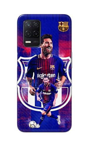 Image of Printed Hard Back Cover Case for Realme Narzo 30 5G Back Cover (Famous Football Player) -1111