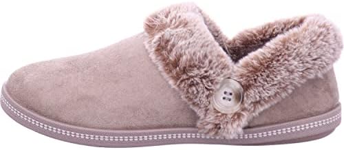 Skechers Women's Cozy Campfire-Fresh Toast Slipper, Dark Taupe, 5.5 | Image 1