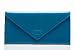 Produktbild Big Skinny Damen Slim Wallet Leder Dreifach Faltbar Scheckbuch Slim Wallet für bis zu 40 Karten Ocean Blue