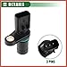 ACROPIX Engine Crankshaft Position Sensor, Crank Position Sensor, for Mini Cooper S One R50 R53 R52 1.6L 2001-2007, ABS, 04693135AA, Black Car Parts