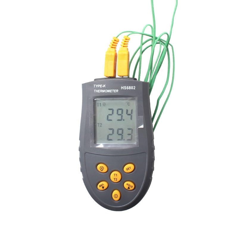 ABS Digital Liquid Crystal Handheld Paths Point Thermometer Easy to Read