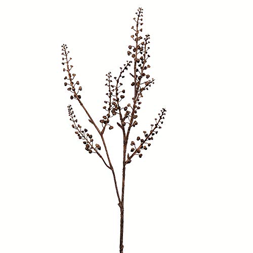 Vickerman Everyday 27' Artificial Brown Berry Spray - Faux Floral Decor - Home Or Office Arrangement Accent - Maintenance Free - 4 Pack