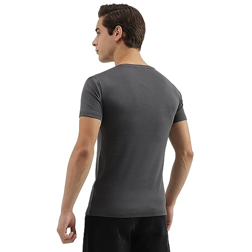 Image of UNITED COLORS OF BENETTON Men's Cotton Solid Regular Fit T-Shirt