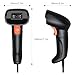 Symcode USB 2D Barcode Scanner Handheld Wired Automatic QR Code Scanner PDF417 Data Matrix Bar Code Scanner with Long USB Cable for Mobile Payment, Convenience Store, Supermarket, Warehouse
