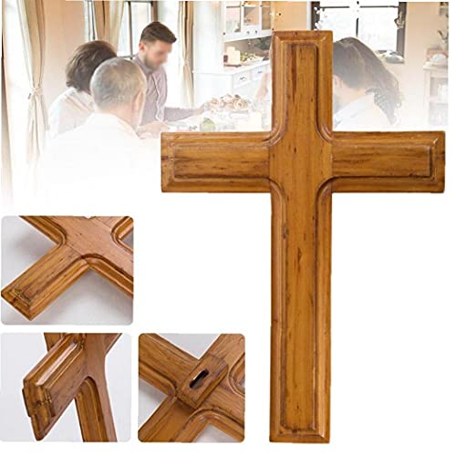 Hout Jezus Christus Muur Kruis Ornamenten Katholieke Wandmontage Houten Kruisen Party Meditatie Kantoor Geschenken Ambachten Oprecht Jezus Christus - Image 4