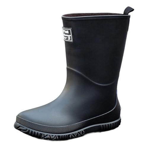 Bottes en caoutchouc femme imperméables et semelle souple antidérapante PVC