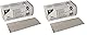 Papstar, 180 Blatt Handtuchpapier 31 cm x 25 cm natur C-Falz, 1-lagig, #84821 (Packung mit 2)