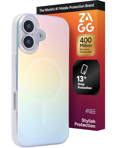 Coque iPhone 17 ZAGG Milan étincelante pour le quotidien et charge sans fil