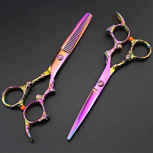 Ciseaux de coiffure de barbier pour sculpter la barbe et couper les pointes courtes - 3
