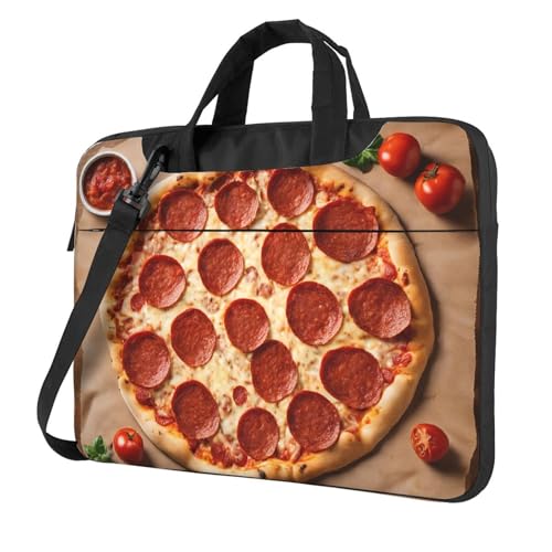 Housse PC 15.6 antichoc pizza pour travailler au café