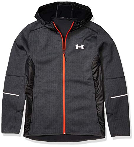 Under Armour Men's Storm Patterned Swacket,Black (001)/Reflective, Large