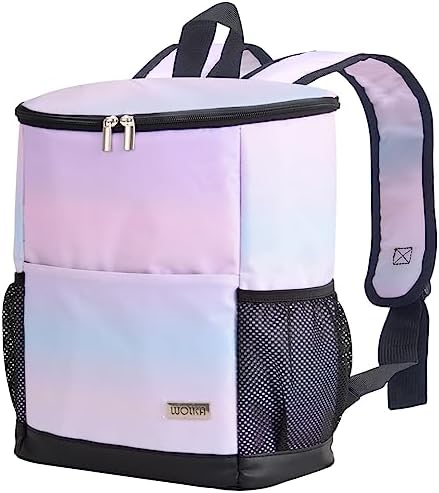 Wolka Backpack Cooler 35 Cans,Small Backpack Coolers Insulated Leak Proof,Lightweight Soft Sided Waterproof Cooler Backpack for Beach Camping Hiking Picnic,Lunch Backpack for Man&Women