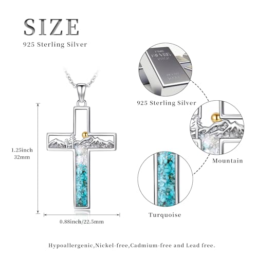 Mustard Seed/Sunset Necklace for Women 925 Sterling Silver Religious Faith Jewelry Gifts for Christian4