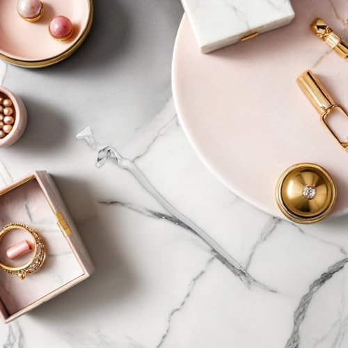 Horquillas chinas Healeved para bodas y peinados festivos de diseño irregular plata de ley 6