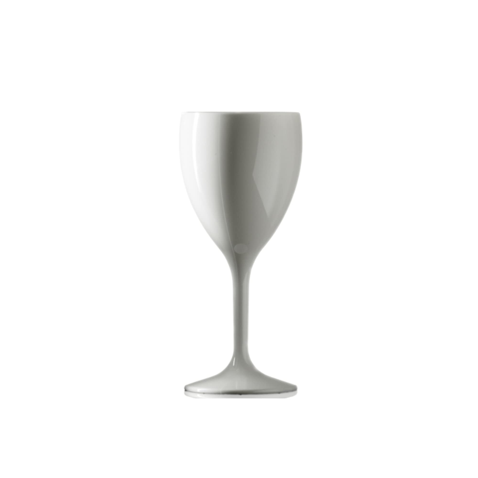 Elite Premium Polycarbonate Wine Glass White 11oz / 320ml - Reusable Plastic Wine Glasses