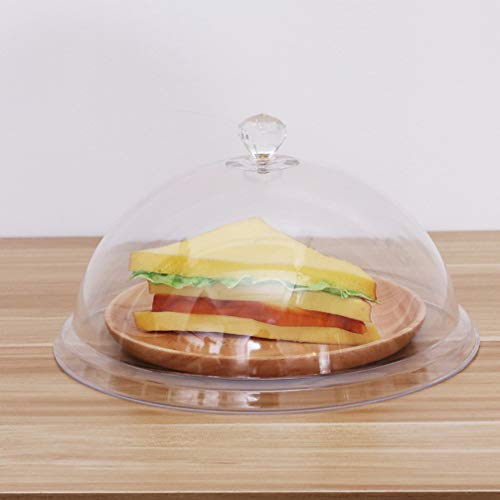 Cabilock – Capa de plástico para bolo, cúpula de plástico para sobremesa, queijo, capa transparente