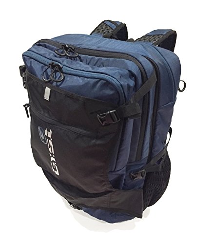 GYST BP1-18 Ultimate triathlon and multisport backpack to step into to change gear, Black/Blue