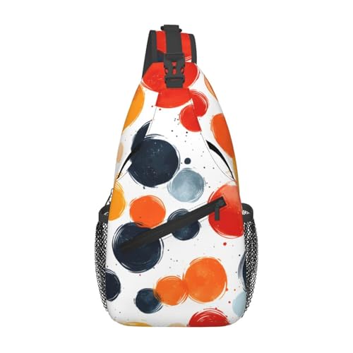 Bolso bandolera colorido para mujer y hombre, ligero y ajustable miniatura 1