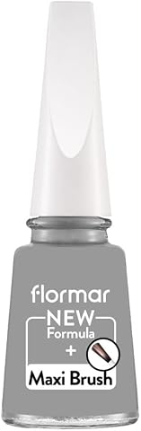 Flormar Nail Enamel Yüksek Pigmentli & Parlak Bitişli Oje Fne-417 Steel Gray