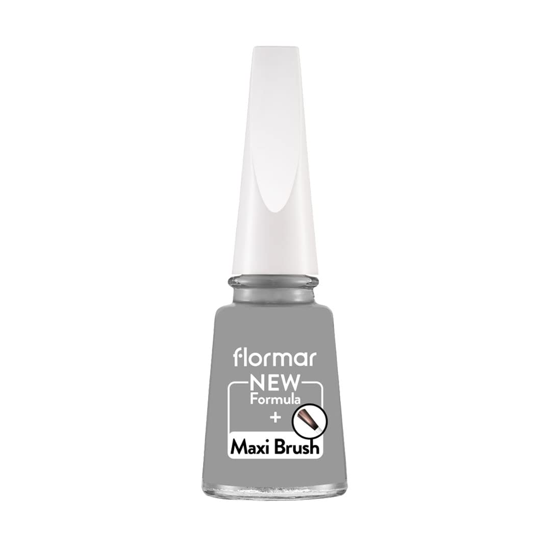 Flormar Nail Enamel Yüksek Pigmentli ve Parlak Bitişli Oje Fne 417 Steel Gray