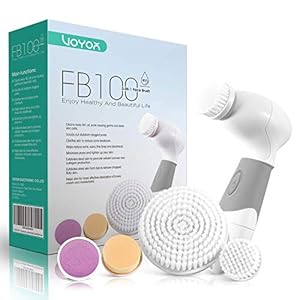 VOYOR 5 En 1 Cepillo Limpiador Facial Electrico Limpieza Facial Minimizador de Poros Removedor de Piel Muerta Cepillo…