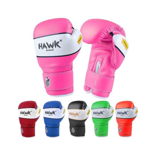 Kids Boxing Gloves for Kids Children Youth Punching Bag Kickboxing Muay Thai Mitts MMA Training Sparring Gloves (Pink, 6 oz)