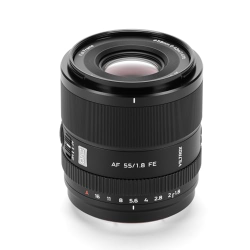 Image of VILTROX 55mm F1.8 EVO FE APO Lens for Sony E, Full Frame Autofocus Prime Lens for Sony E-Mount Cameras A7IV ZV-E1 A7CII A7RV FX3 A7SIII A7CR A7III A7C A1 A7RIV A9 A9II A7RIII ZV-E10