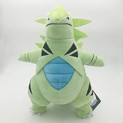 Ruiodr Cartton Anime Tyranitar Plüschpuppenspielzeug, Niedliche Peluche Tiere Weiche Kuscheltiere, Geburtstagsgeschenk Für Kinder 28Cm Cover