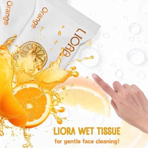 Image of Liora Face Cleansing Wet Wipes - Pack of 500 | Gentle & Refreshing Facial Wipes for Men & Women | Multipurpose Skincare for All Skin Types | Travel-Friendly, Soft & Pleasantly Fragranced