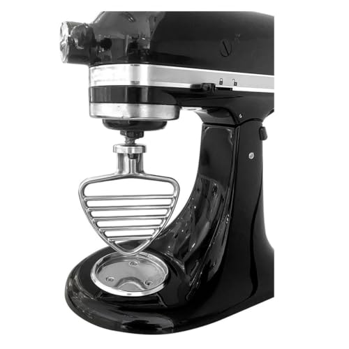 Batidor de repostería compatible con KitchenAid 4.5-5 QT de acero inoxidable 5