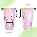 VEKELEE Insulated Water Bottle Carrier with Adjustable Strap Easter Style Background Water Bottle Holder Bag with Pockets