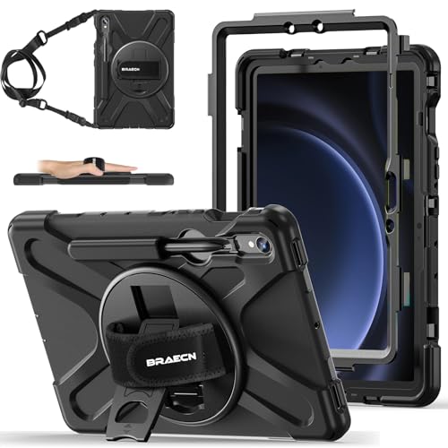 BRAECN Funda para Galaxy Tab S9 FE 10.9 Pulgadas, Funda Galaxy Tab S9 / S8 / S7 11 Pulgadas, Carcasa...