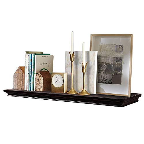 Ahdecor Deep Floating Shelves Display Ledge Shelf With Invisible Blanket, 36 In, Espresso Brown #TOP14