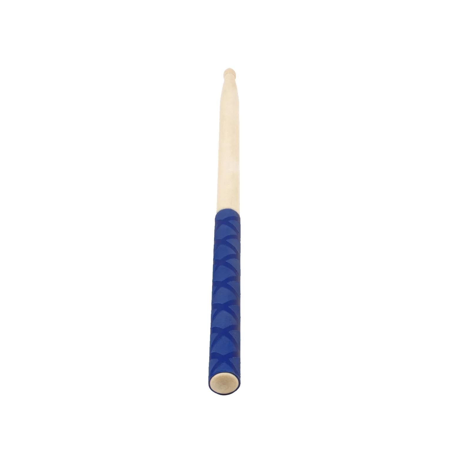 Baquetas De Arce 5A Con Mango Envuelto Antideslizante, Accesorios Duraderos, 1 Par Juego de Baquetas (Color : Blue)