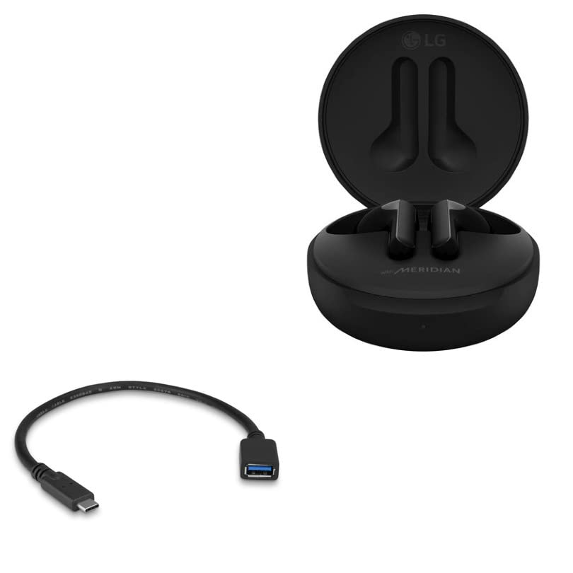 BoxWave Cable Compatible with LG Tone Free FN4 (HBS-FN4) - USB Expansion Adapter, Add USB Connected Hardware to Your Phone