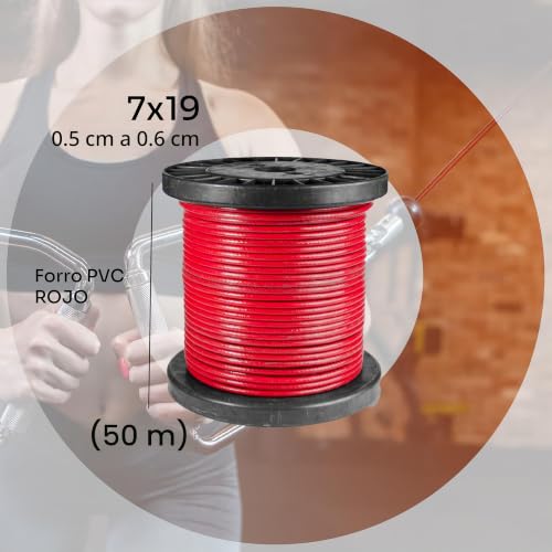 Cable acerado de 3/16 10 Imagen adicional